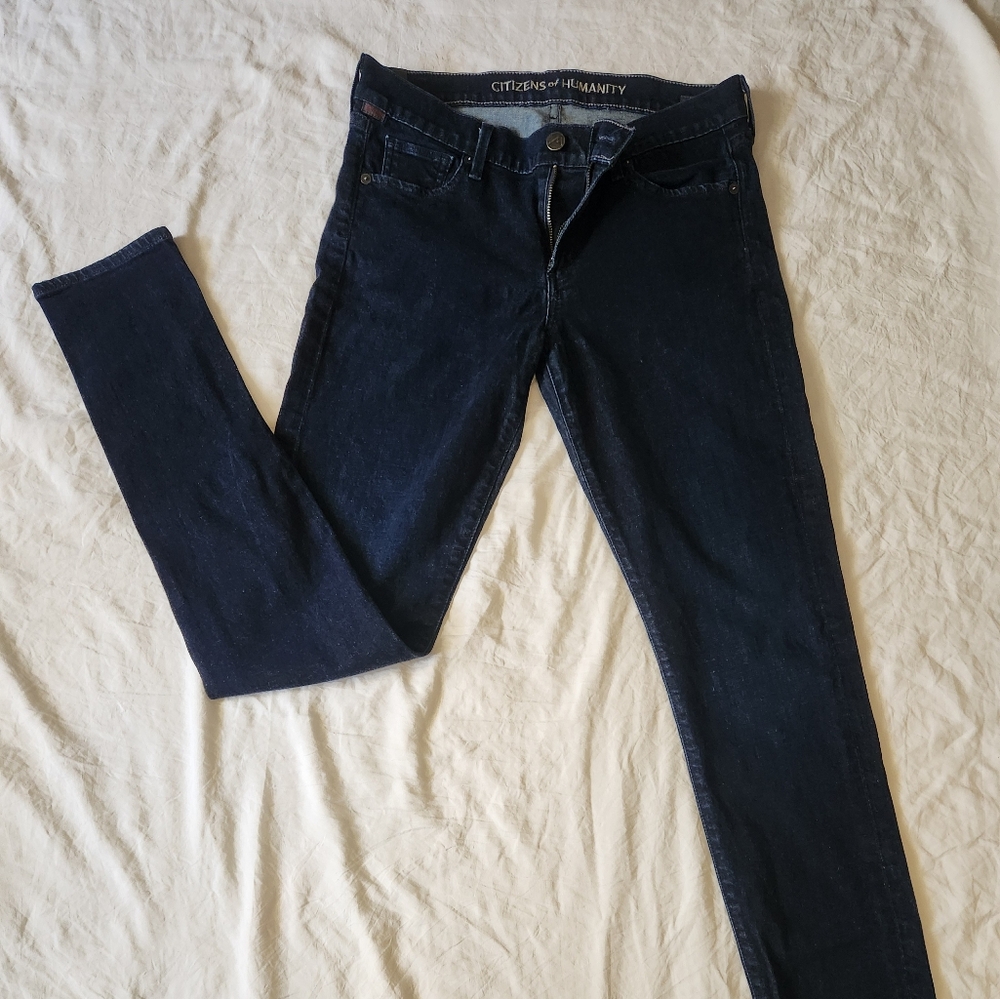 Citizen Of Humanity Jeans Women size 30 Dark Wash Avedon Low Rise Skinny leg
